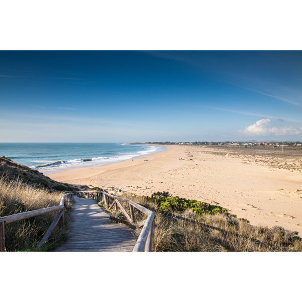 Highland Dunes Beach At Cape Of Trafalgar On Canvas by Print